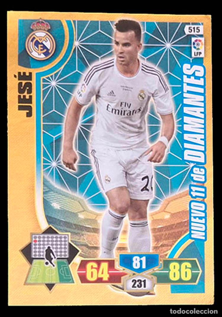 Cromos de f&uacute;tbol: 515 Nuevo 11 de Diamantes Jes&eacute; - Real Madrid Adrenalyn XL 2013-2014 13-14