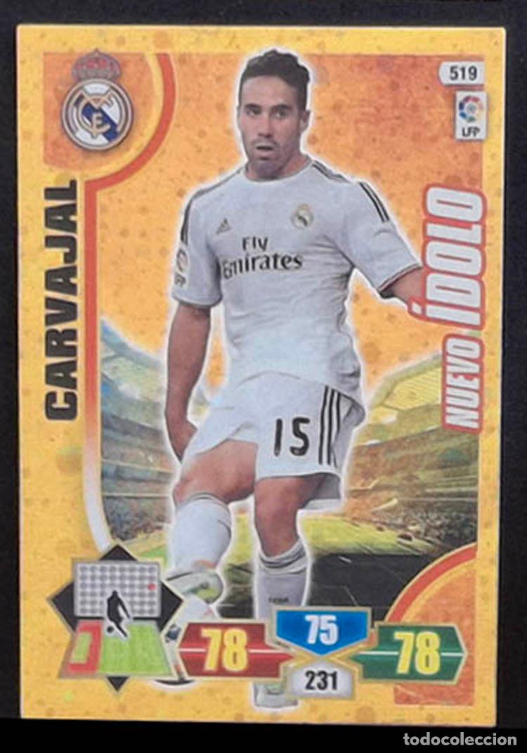 Cromos de f&uacute;tbol: 519 Nuevo Idolo Carvajal - Real Madrid Adrenalyn XL 2013-2014 13-14