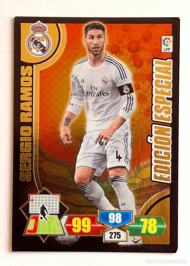 Cromos de f&uacute;tbol: 538 Edici&oacute;n Especial Sergio Ramos - Real Madrid - Sobres Premium Adrenalyn XL 2013-2014 13-14