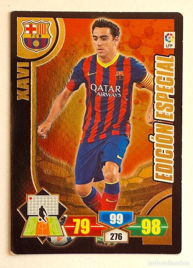 Cromos de f&uacute;tbol: 540 Edici&oacute;n Especial Xavi - Barcelona - Sobres Premium Adrenalyn XL 2013-2014 13-14