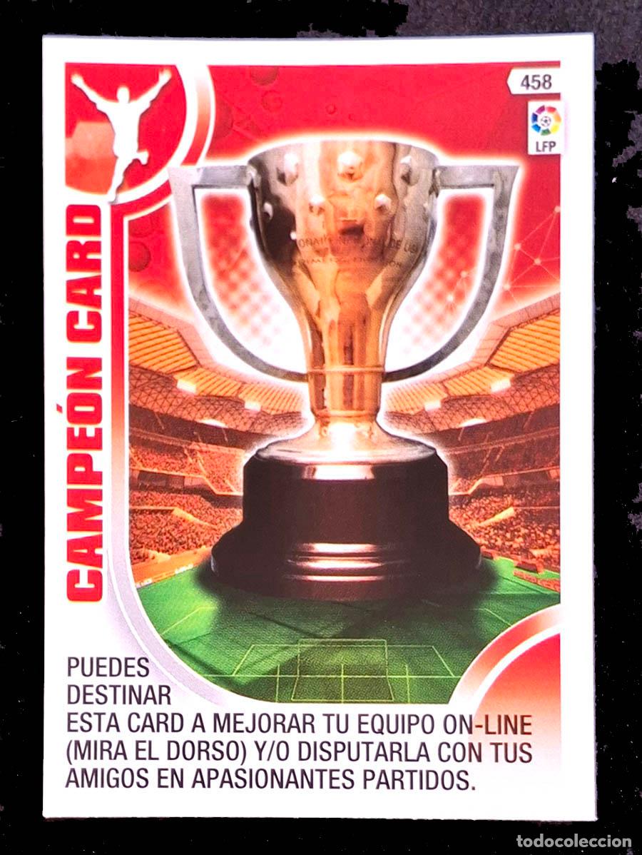Cromos de f&uacute;tbol: 458 Campeon Card Campeon Card Adrenalyn XL 2013-2014 13-14