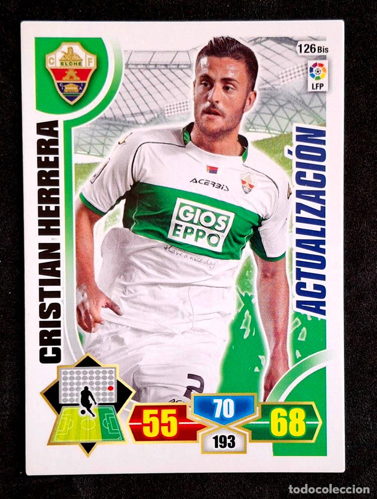 Football Stickers: 126 Bis Christian Herrena Actualizaci&oacute;n Elche Adrenalyn XL 2013-2014 13-14