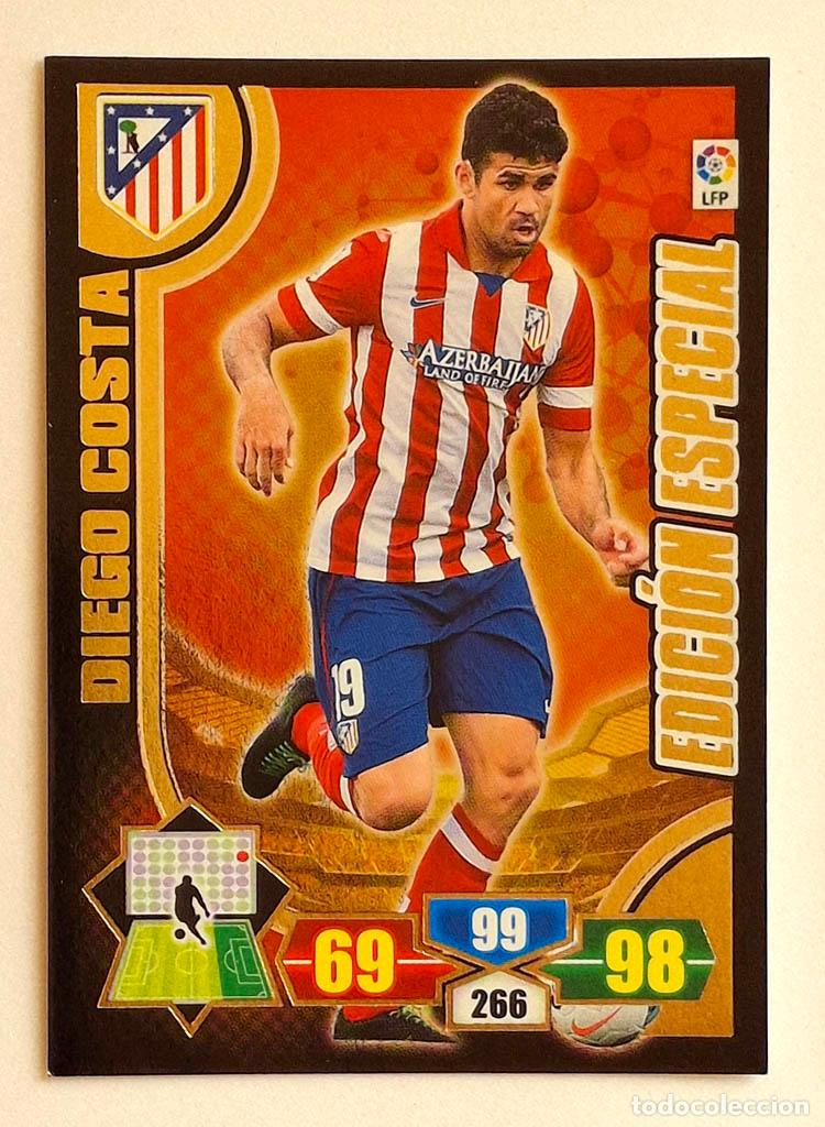Football Stickers: 529 Edici&oacute;n Especial Diego Costa - Atl&eacute;tico de Madrid - Starter pack Adrenalyn XL 2013-2014 13-14