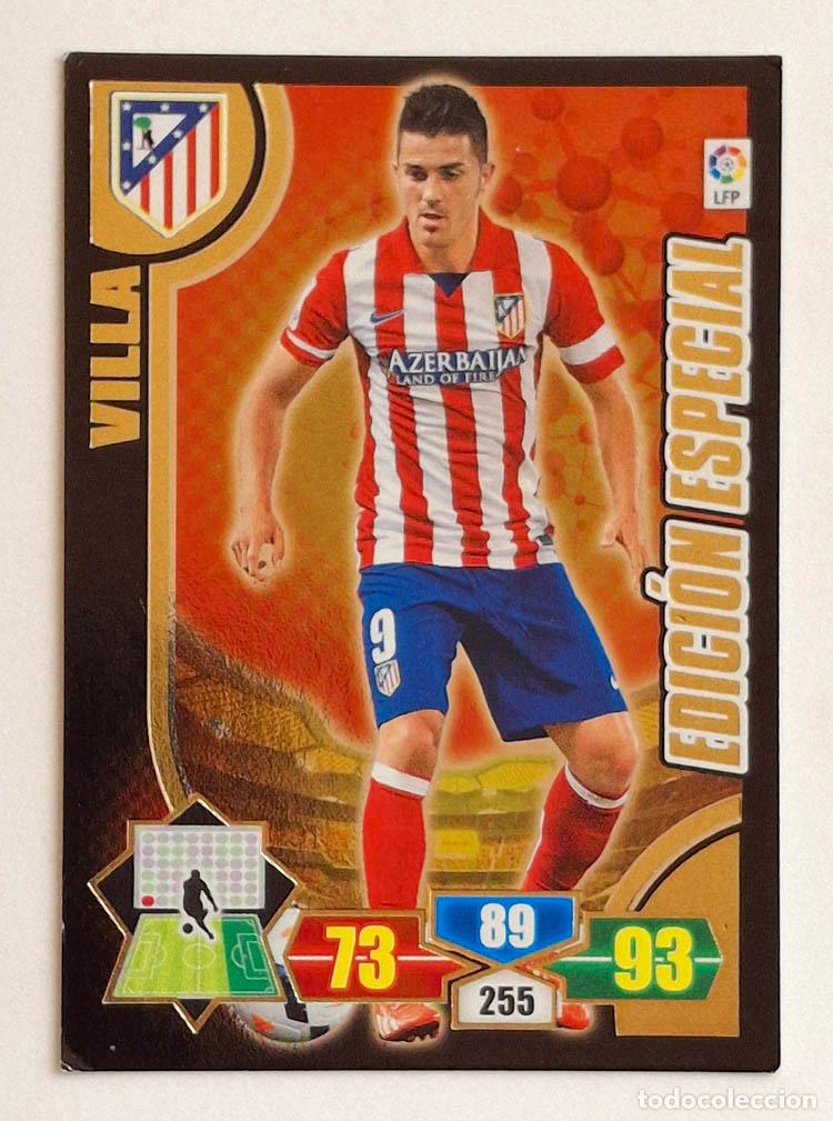 Football Stickers: 539 Edici&oacute;n Especial Villa - Atl&eacute;tico de Madrid - Sobres Premium Adrenalyn XL 2013-2014 13-14