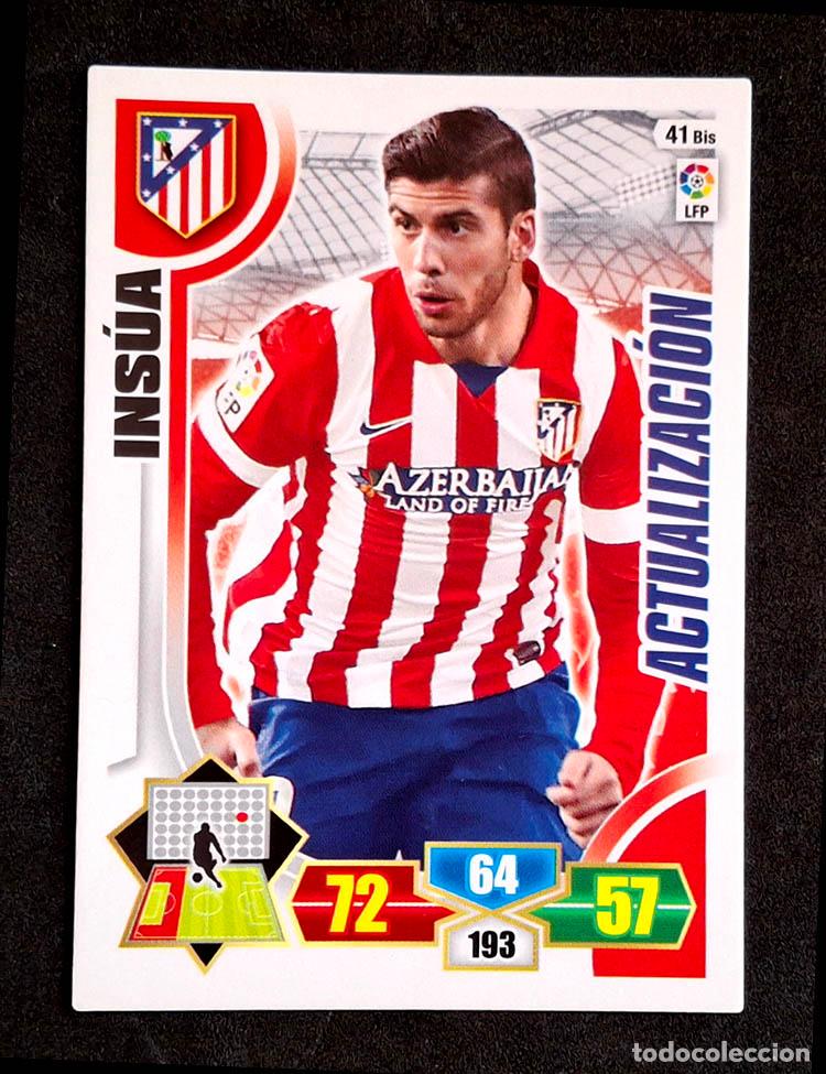 Football Stickers: 41 Bis Ins&uacute;a Actualizaci&oacute;n Atl&eacute;tico de Madrid Adrenalyn XL 2013-2014 13-14