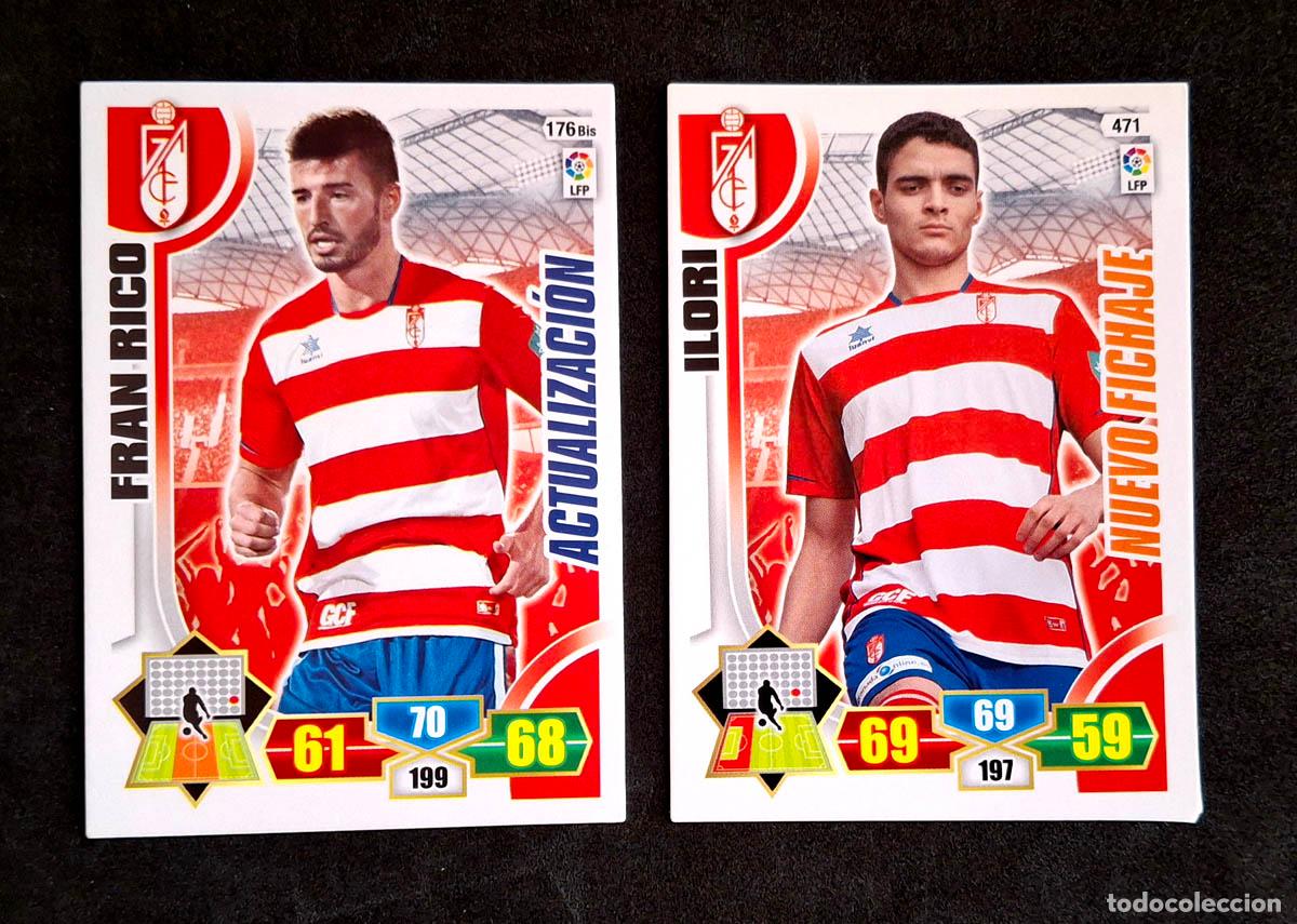 Football Stickers: 2 cards Actualizaci&oacute;n y Nuevo Fichaje Granada Adrenalyn XL 2013-2014 13-14
