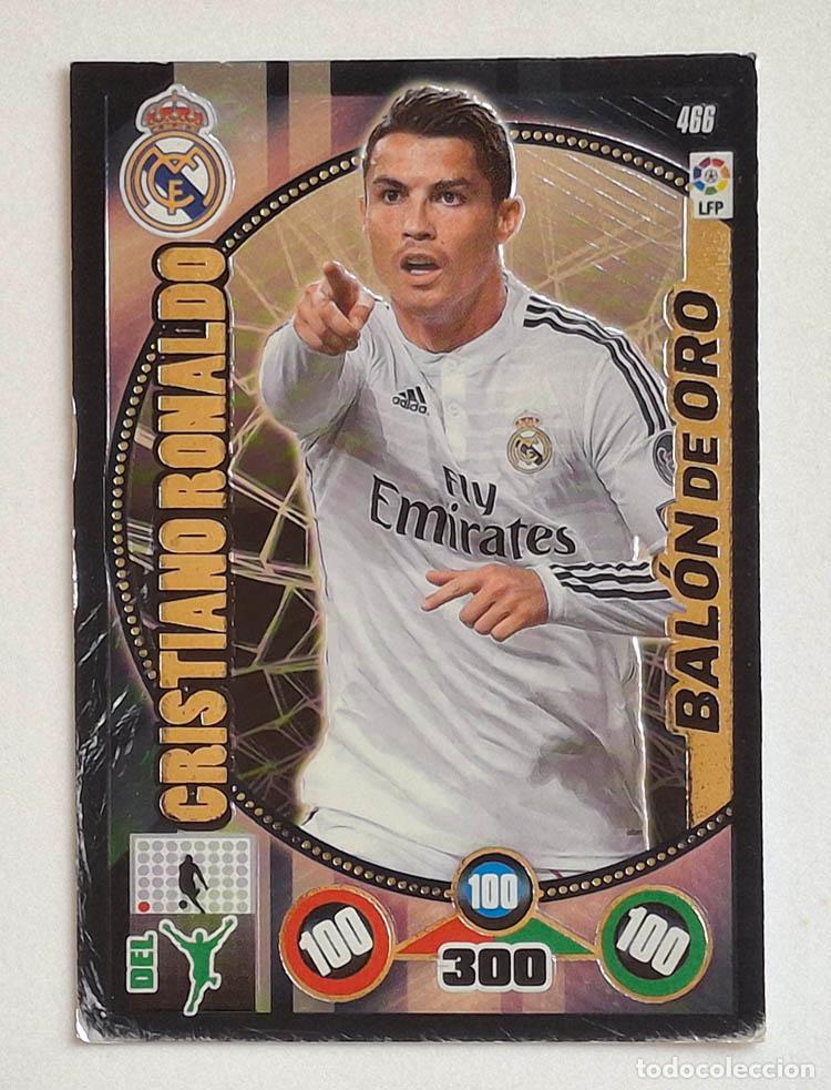 Cromos de f&uacute;tbol: 466 Bal&oacute;n de Oro Cristiano Ronaldo - R. Madrid Adrenalyn XL 2014-2015 14-15