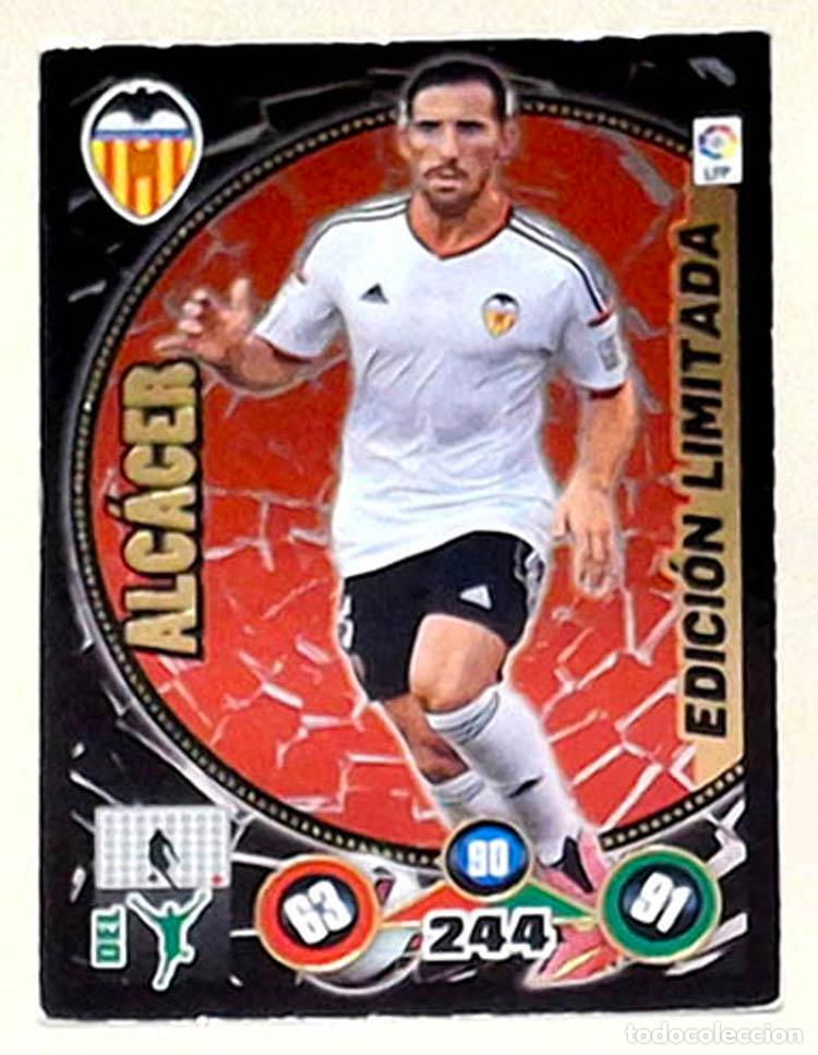 Cromos de f&uacute;tbol: Edici&oacute;n Limitada Alc&aacute;cer - Valencia C.F. Adrenalyn XL 2014-2015 14-15