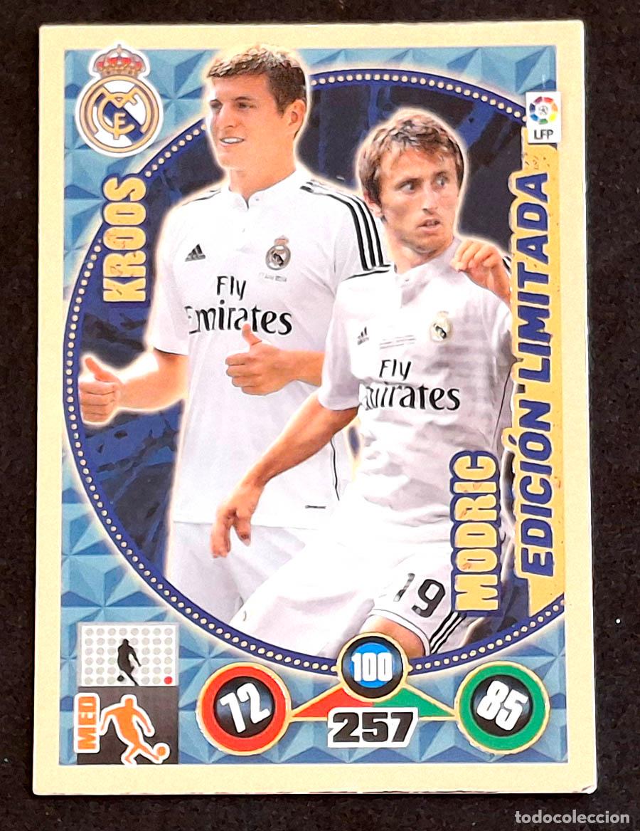 Cromos de Futebol: Edici&oacute;n Limitada Kroos - Modric - Real Madrid Adrenalyn XL 2014-2015 14-15