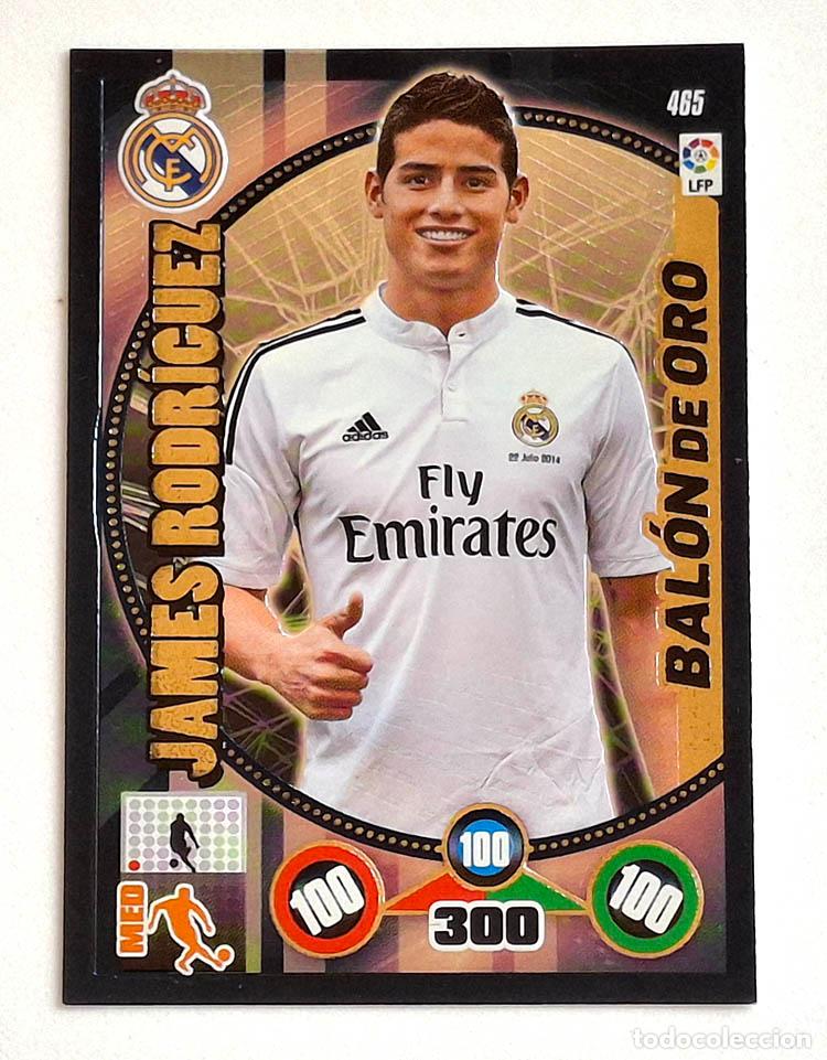 Cromos de Futebol: 465 Bal&oacute;n de Oro James Rodr&iacute;guez - R. Madrid Adrenalyn XL 2014-2015 14-15