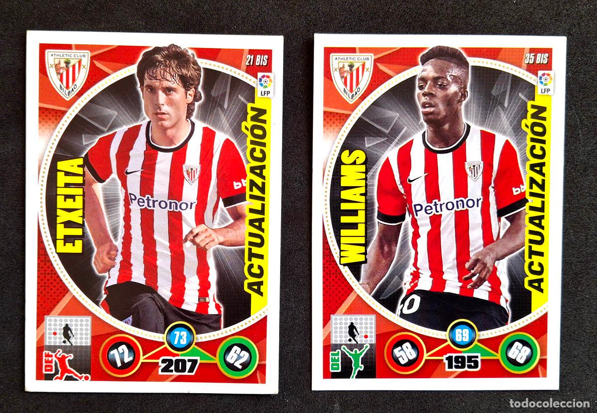 Cromos de Futebol: 2 cards Actualizaci&oacute;n Athletic Club Adrenalyn XL 2014-2015 14-15