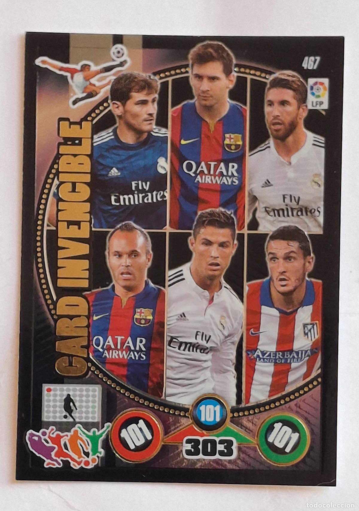 Cromos de Futebol: 467 Card Invencible Adrenalyn XL 2014-2015 14-15