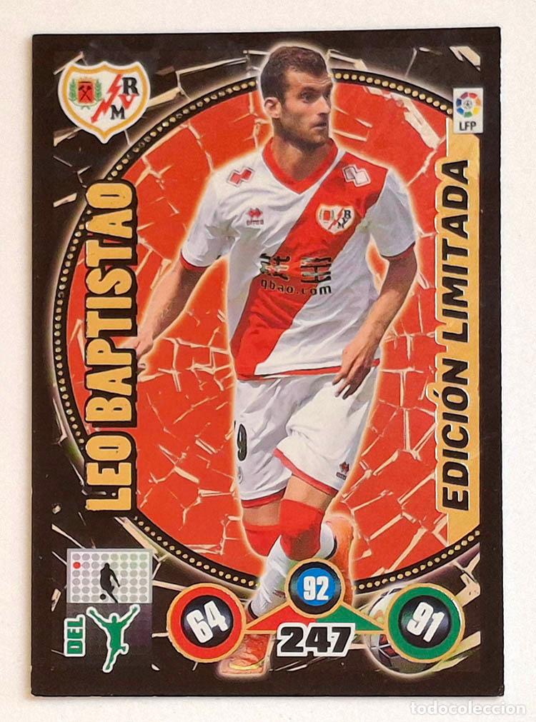 Cromos de f&uacute;tbol: Edici&oacute;n Limitada L&eacute;o Baptist&atilde;o - Rayo Vallecano Adrenalyn XL 2014-2015 14-15
