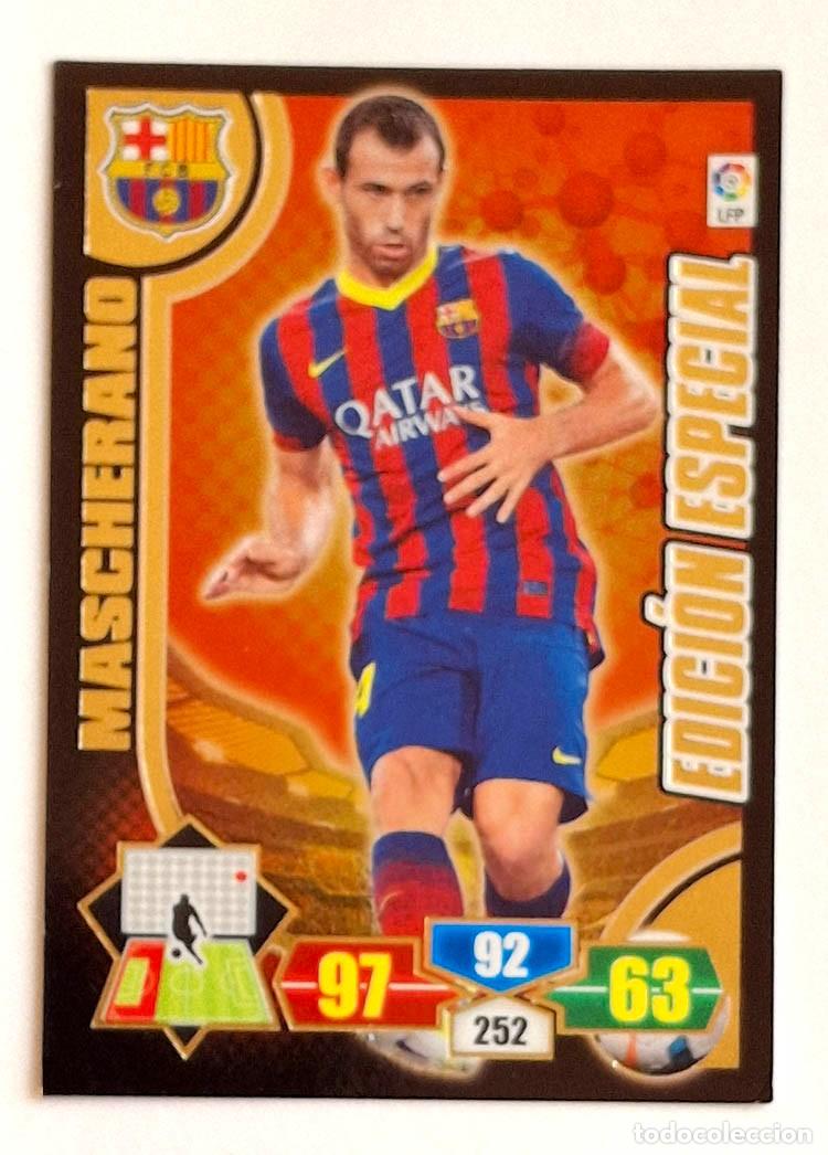 Cromos de f&uacute;tbol: 536 Edici&oacute;n Especial Mascherano- Barcelona - Adrenalyn XL 2013-2014 13-14