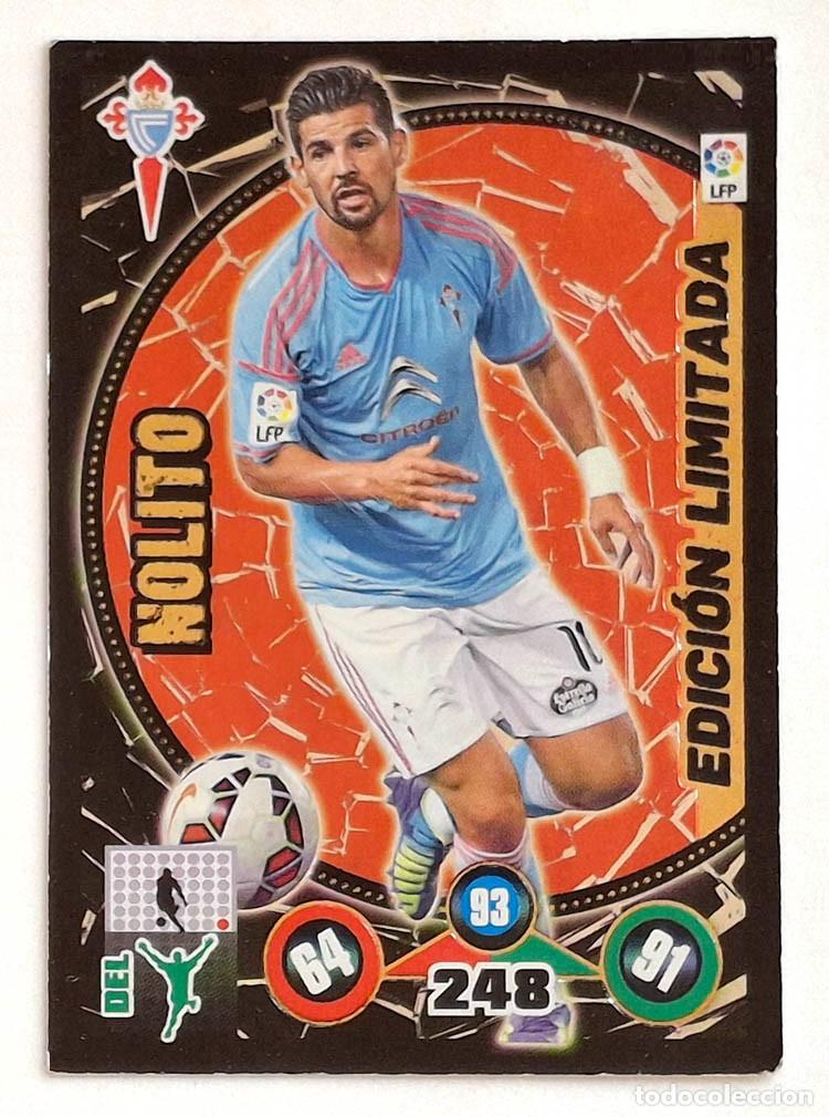 Cromos de Futebol: Edici&oacute;n Limitada Nolito - R.C. Celta de Vigo Adrenalyn XL 2014-2015 14-15