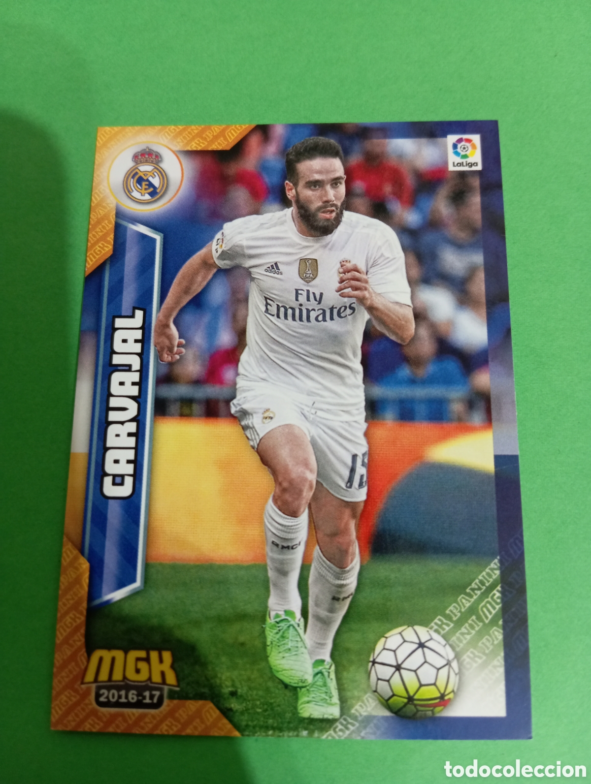 Cromos de f&uacute;tbol: Carvajal Real Madrid n&deg;329 / PANINI MEGACRACKS 2016/2017