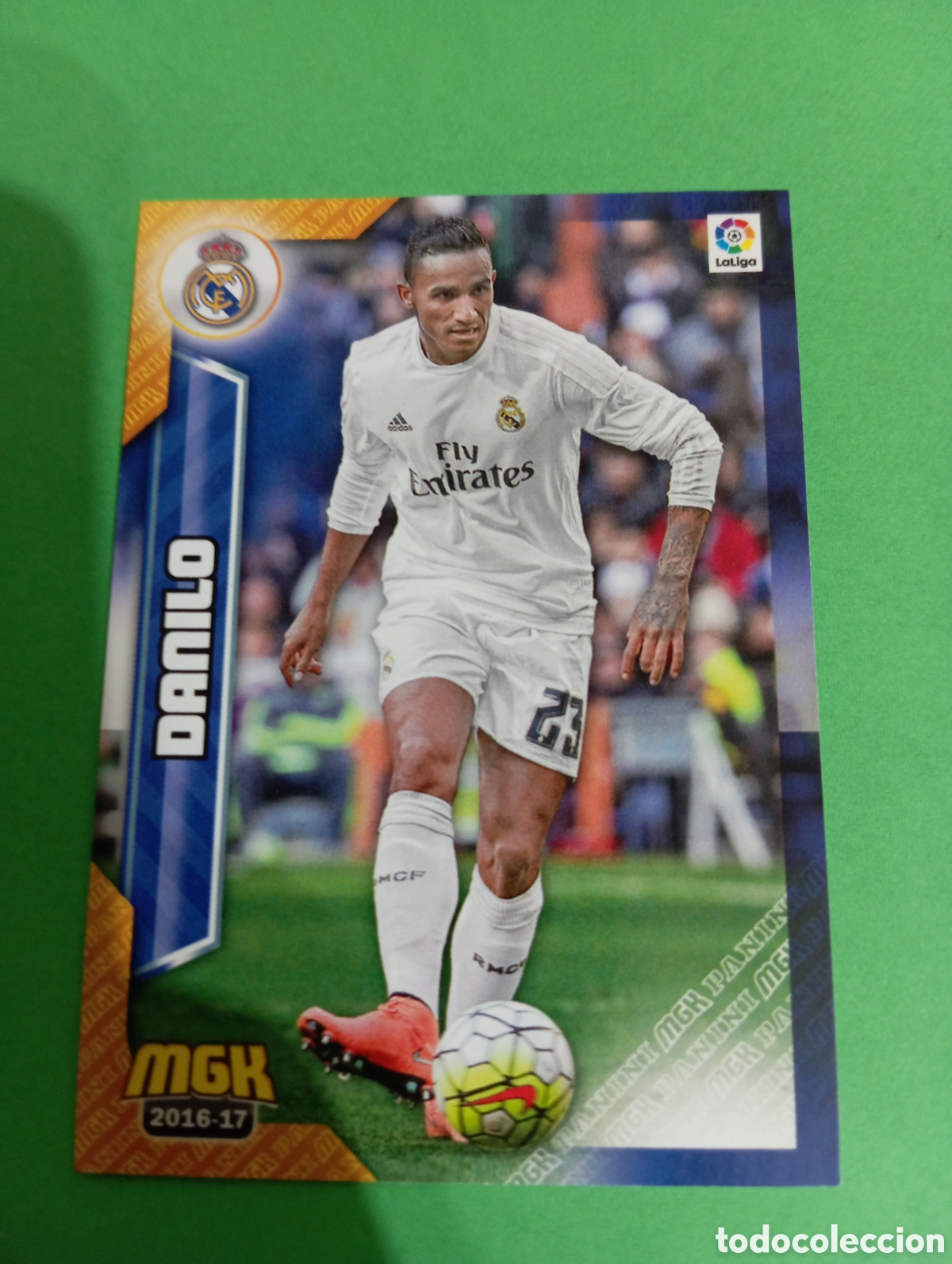 Cromos de f&uacute;tbol: Danilo Real Madrid n&deg;330 / PANINI MEGACRACKS 2016/2017
