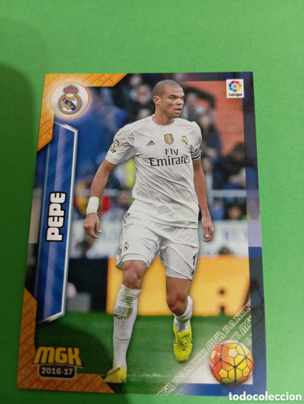 Cromos de f&uacute;tbol: Pepe Real Madrid n&deg;333 / PANINI MEGACRACKS 2016/2017