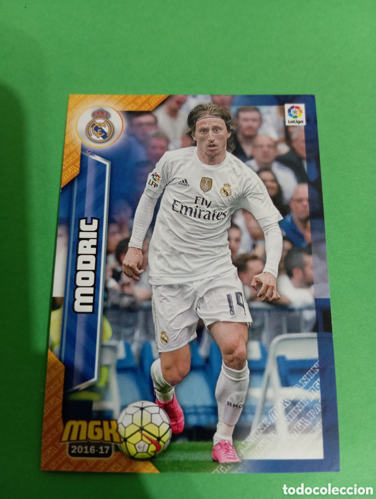 Cromos de f&uacute;tbol: Modric Real Madrid n&deg;337 / PANINI MEGACRACKS 2016/2017