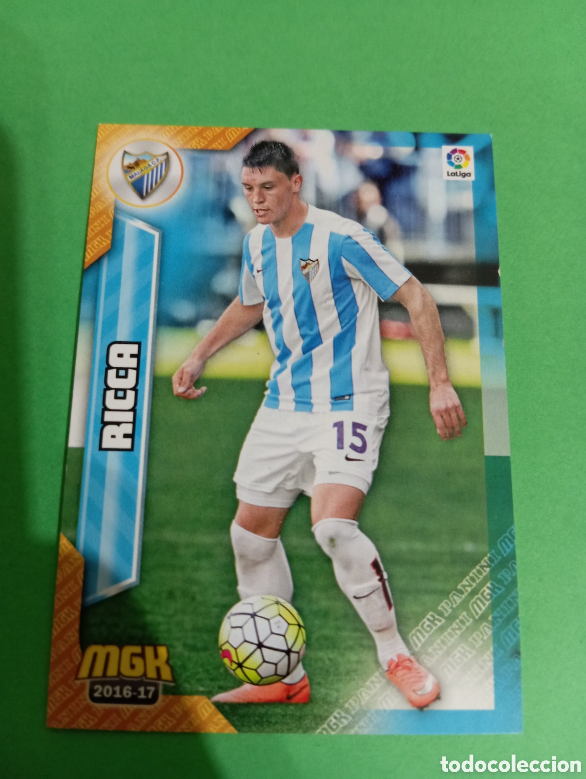 Cromos de f&uacute;tbol: Ricca M&aacute;laga n&deg;360 / PANINI MEGACRACKS 2016/2017