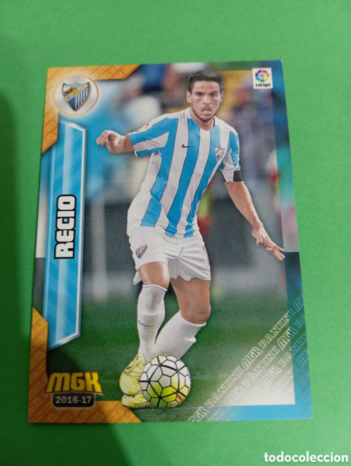 Cromos de f&uacute;tbol: Recio M&aacute;laga n&deg;363 / PANINI MEGACRACKS 2016/2017
