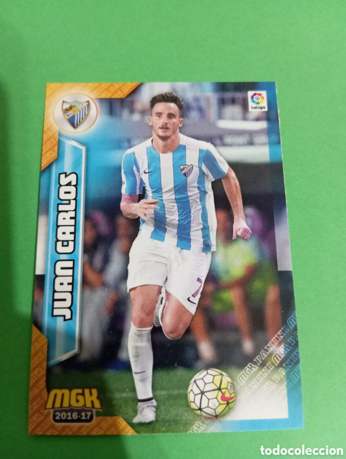 Cromos de f&uacute;tbol: Juan Carlos M&aacute;laga n&deg;366 / PANINI MEGACRACKS 2016/2017