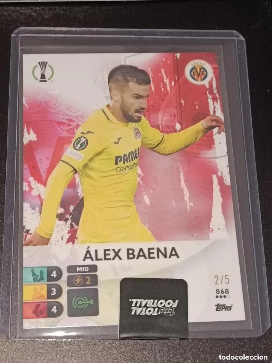 Cromos de f&uacute;tbol: TOPPS Total Football ALEX BAENA rookie Villarreal limitada 2/5 y collector 17/25 en el mundo