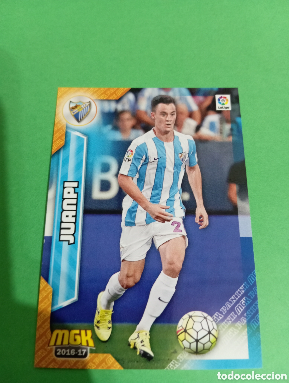 Cromos de f&uacute;tbol: Juanpi M&aacute;laga n&deg;368 / PANINI MEGACRACKS 2016/2017