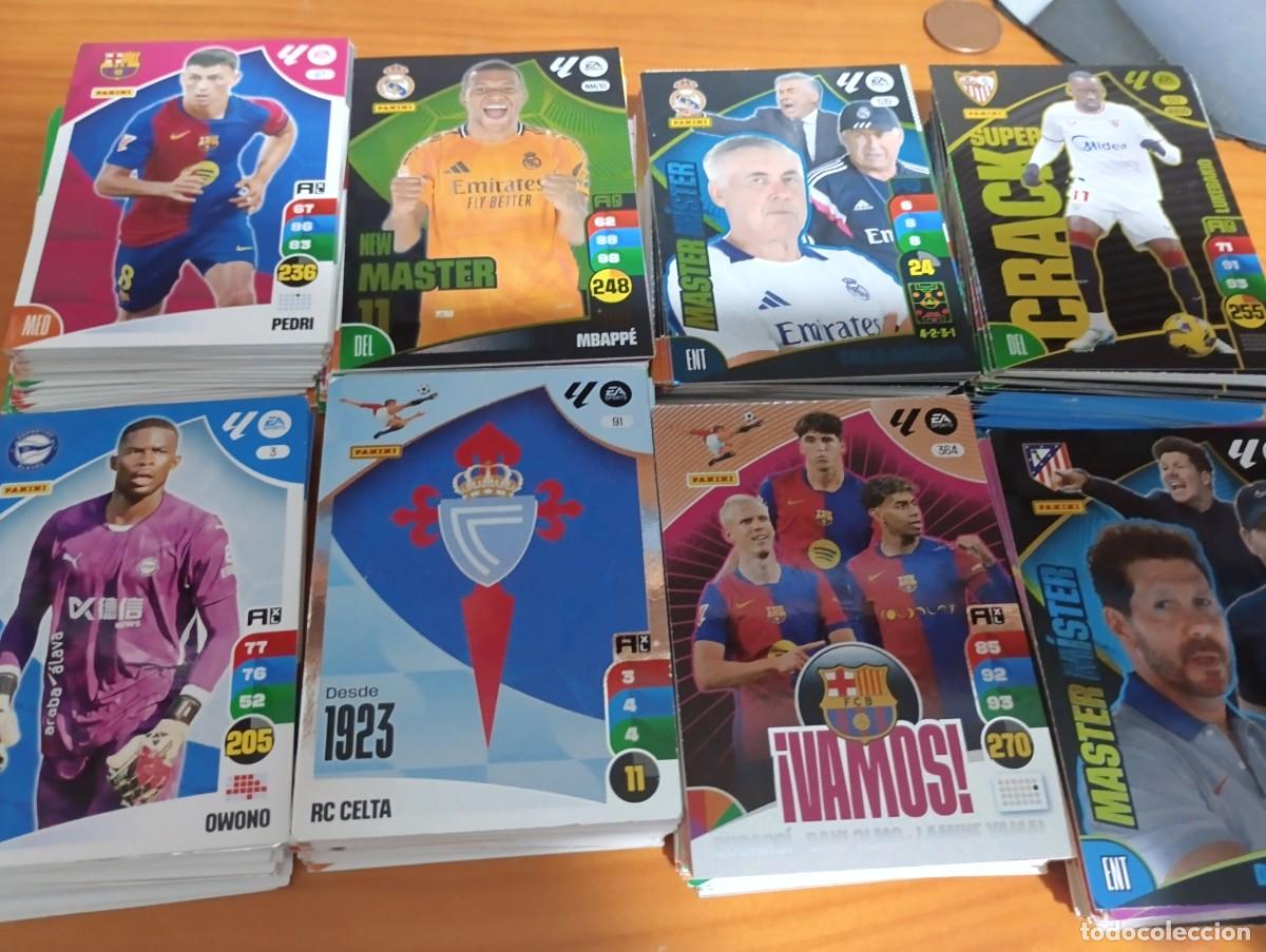 Cromos de f&uacute;tbol: Adrenalyn 2024-25 lote 378 cromos sin repetir