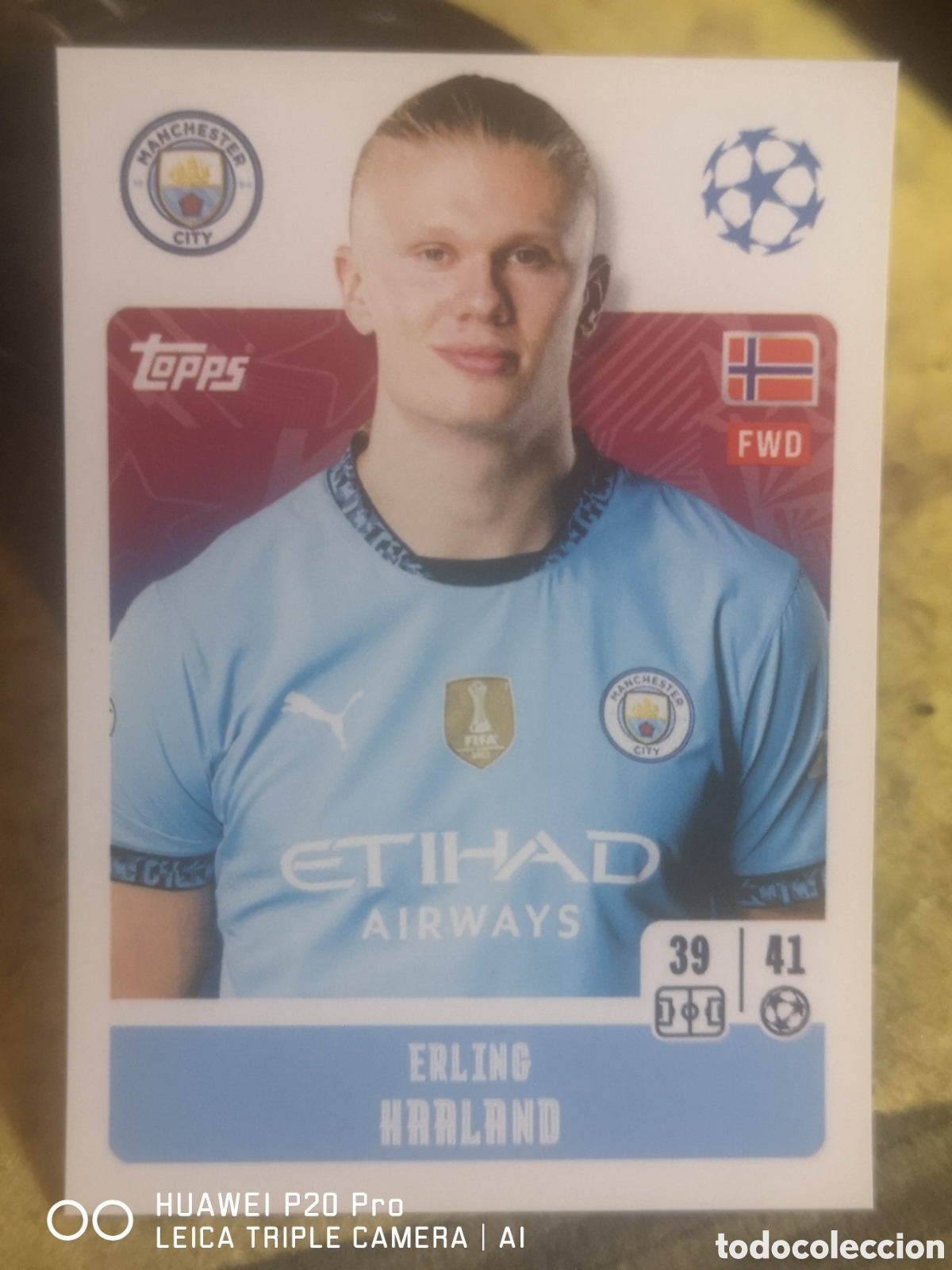 Cromos de f&uacute;tbol: CHAMPIONS LEAGUE 2024 25 ERLING HAALAND 281