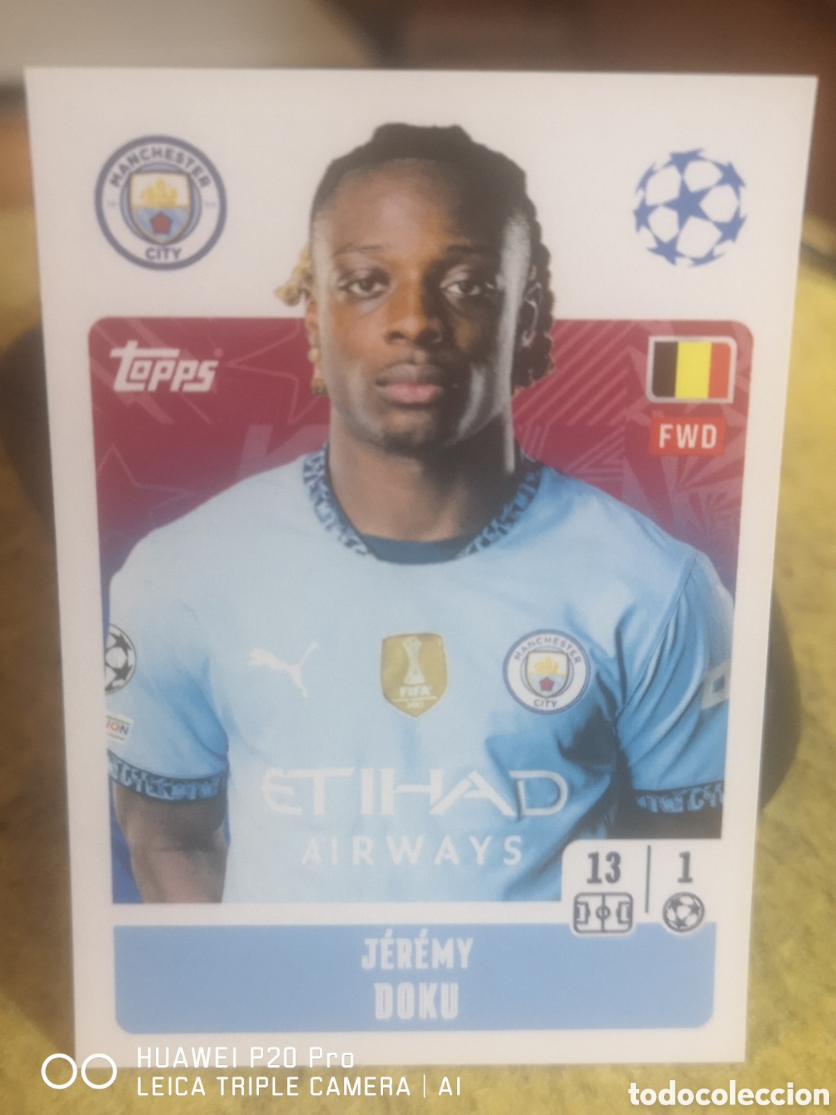 Cromos de f&uacute;tbol: CHAMPIONS LEAGUE 2024 25 DOKU 282