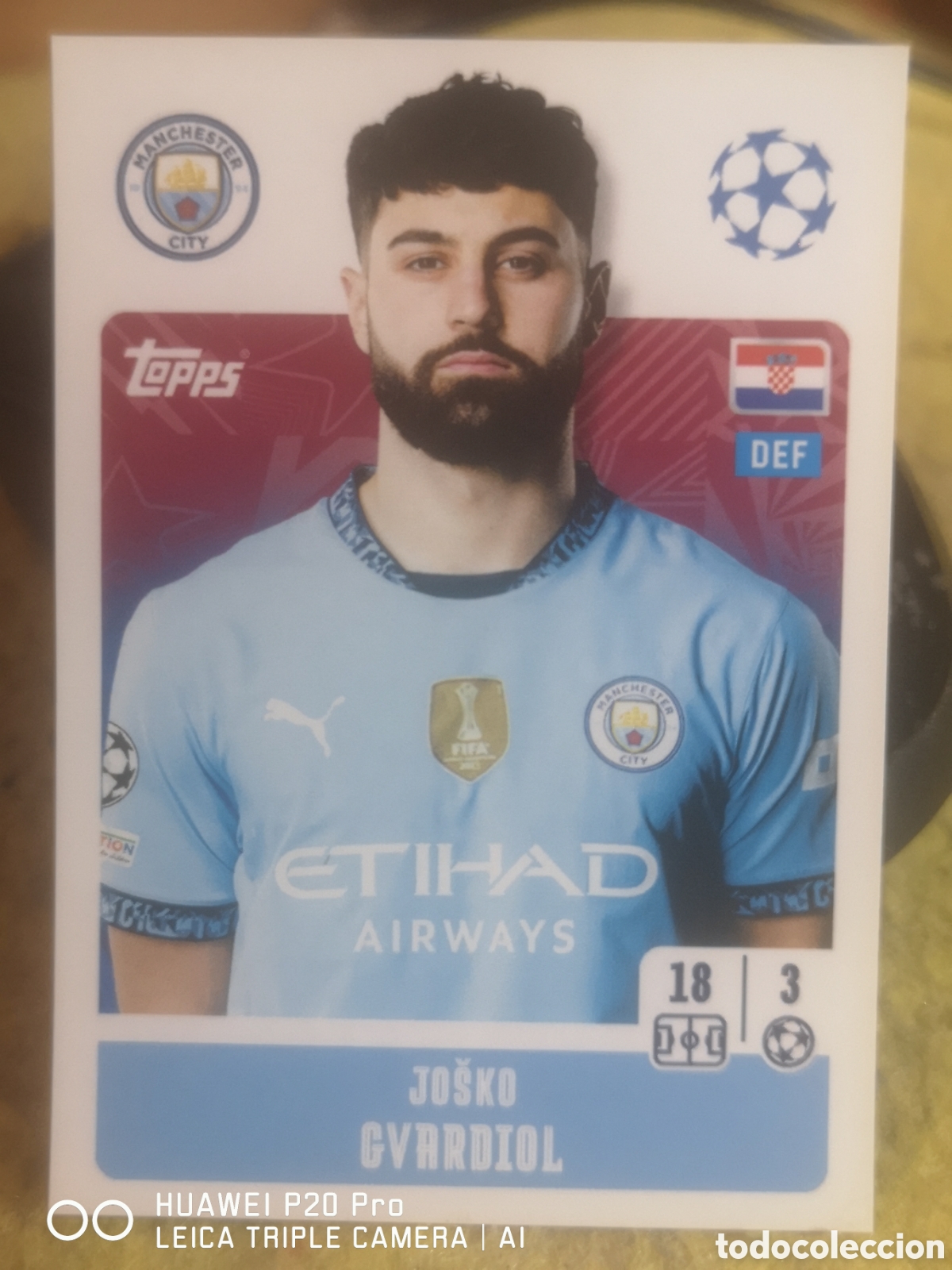 Cromos de f&uacute;tbol: CHAMPIONS LEAGUE 2024 25 JOSKO GVARDIOL 276