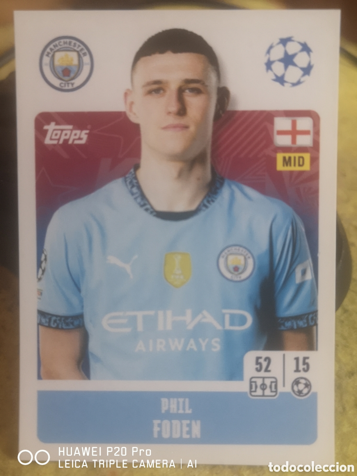 Cromos de f&uacute;tbol: CHAMPIONS LEAGUE 2024 25 PHIL FODEN 280