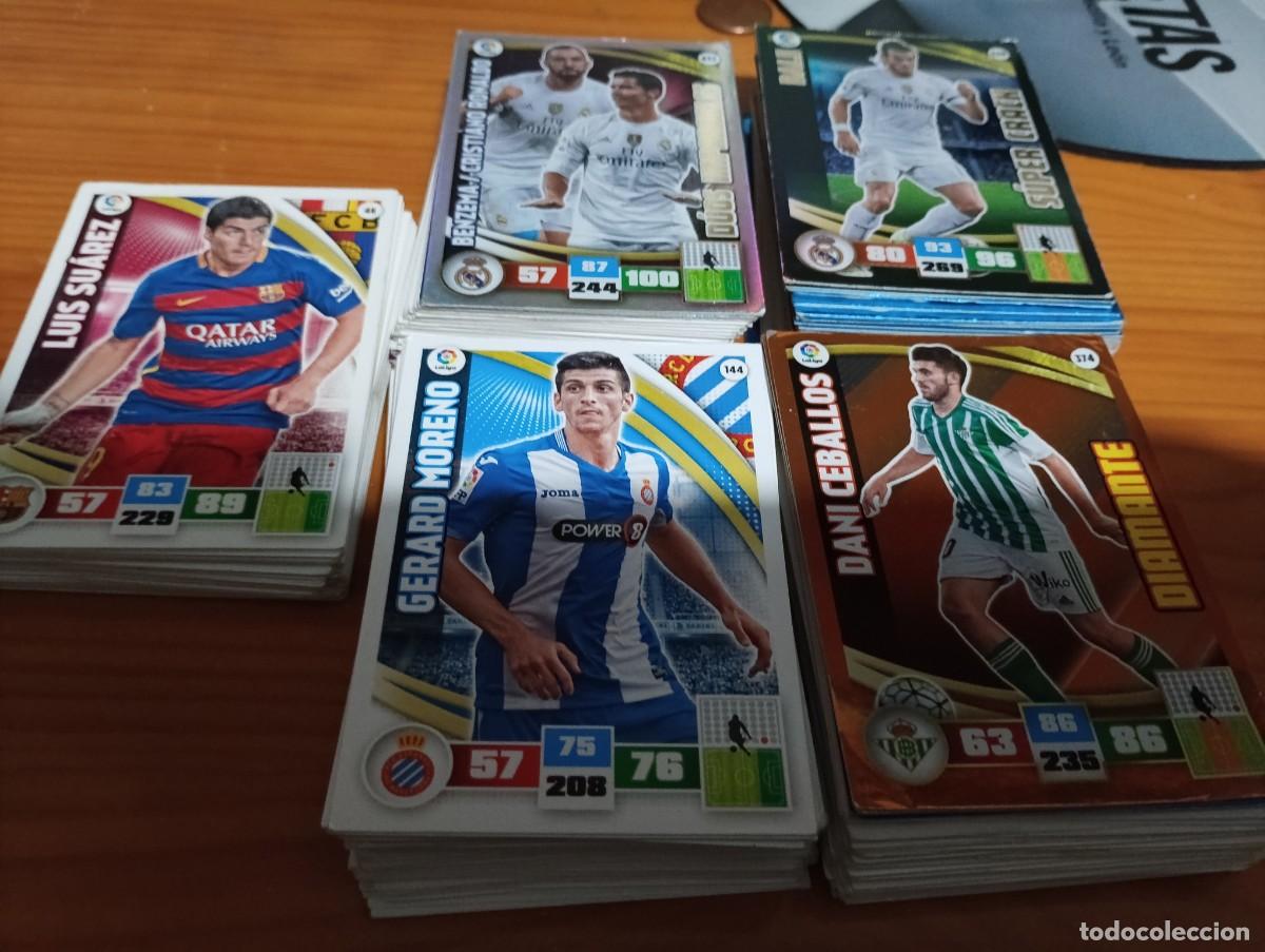 Cromos de f&uacute;tbol: Adrenalyn 2015-16 lote 241 cromos sin repetir