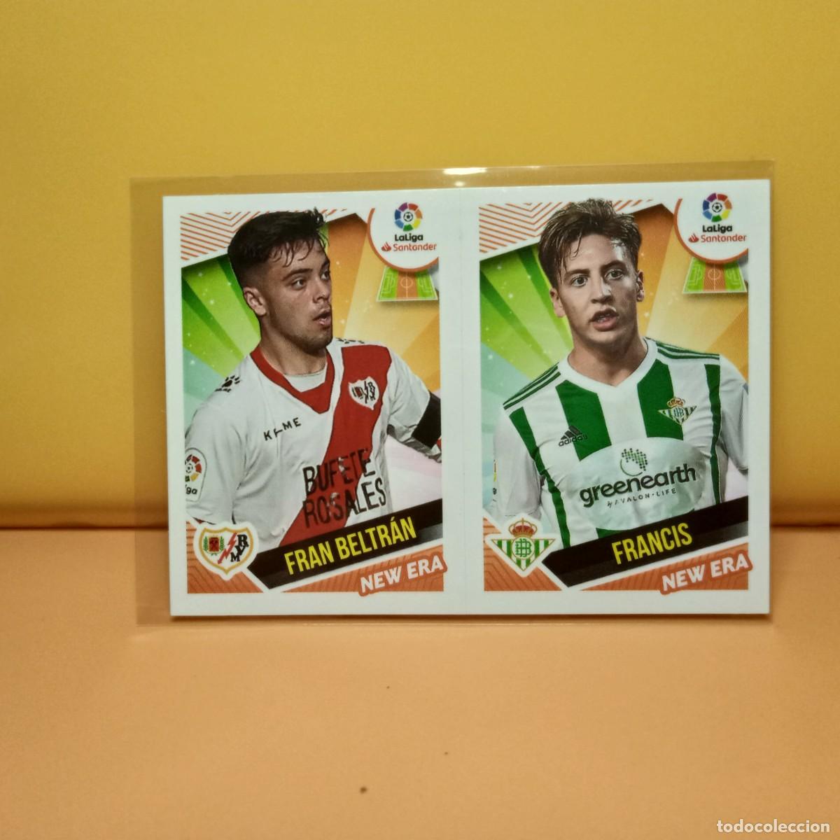 Cromos de f&uacute;tbol: EDICIONES ESTE 2018 2019 18 19 NEW ERA 6 FRANCIS/BELTRAN BETIS/R VALLECANO
