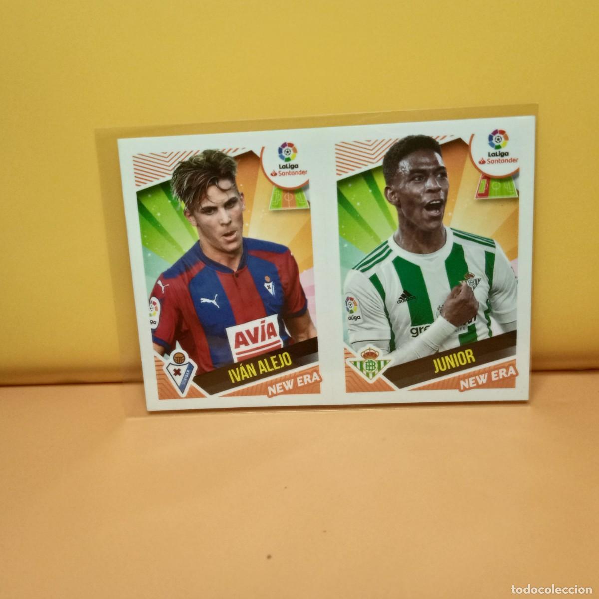 Cromos de f&uacute;tbol: EDICIONES ESTE 2018 2019 18 19 NEW ERA 7 JUNIOR/IV&Aacute;N ALEJO BETIS/EIBAR