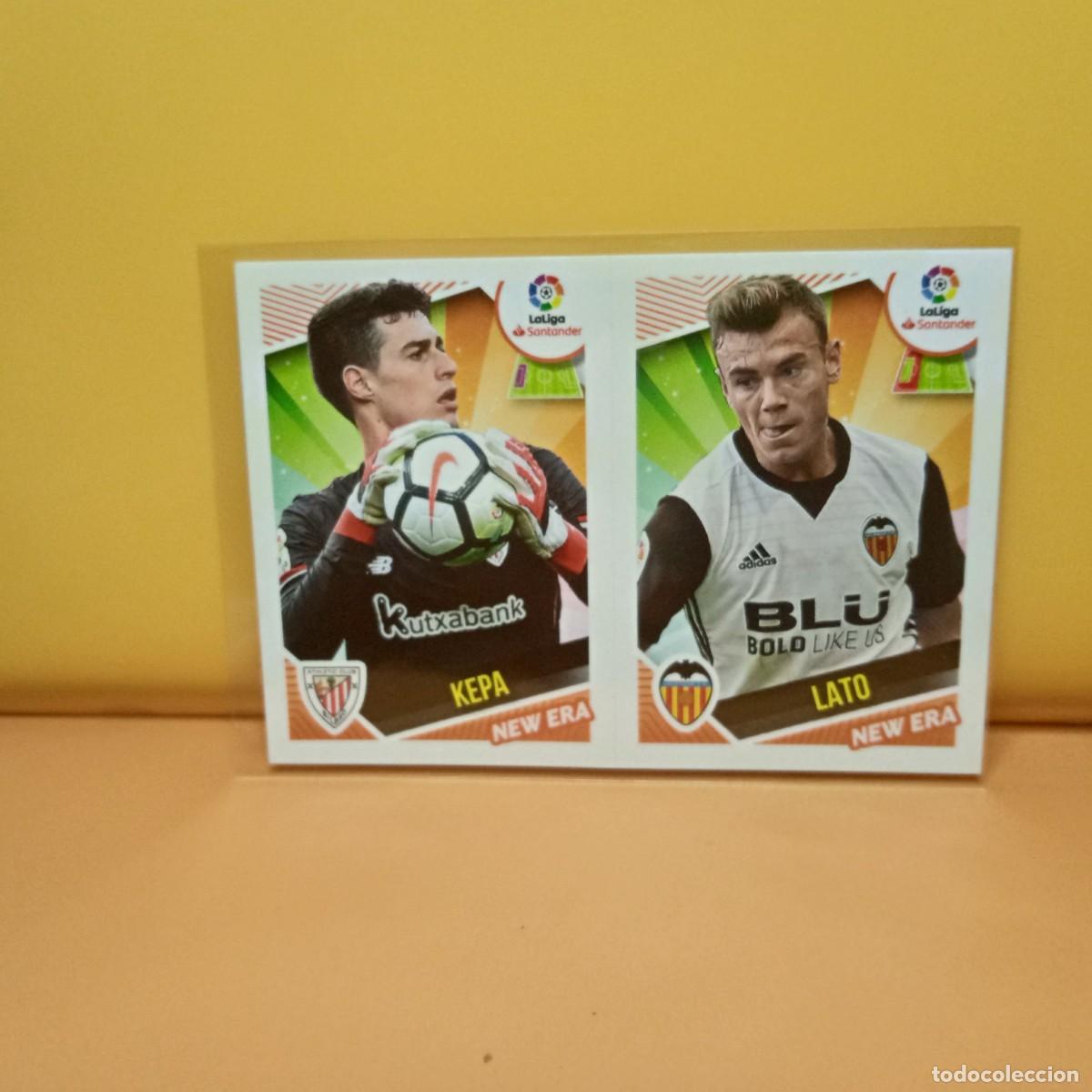 Cromos de f&uacute;tbol: EDICIONES ESTE 2018 2019 18 19 NEW ERA 8 LATO/KEPA VALENCIA/BILBAO