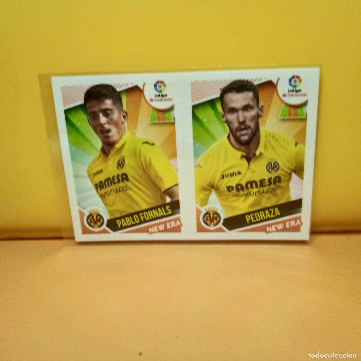 Fu&szlig;ball-Sticker: EDICIONES ESTE 2018 2019 18 19 NEW ERA 12 PEDRAZA/FORNALS VILLARREAL