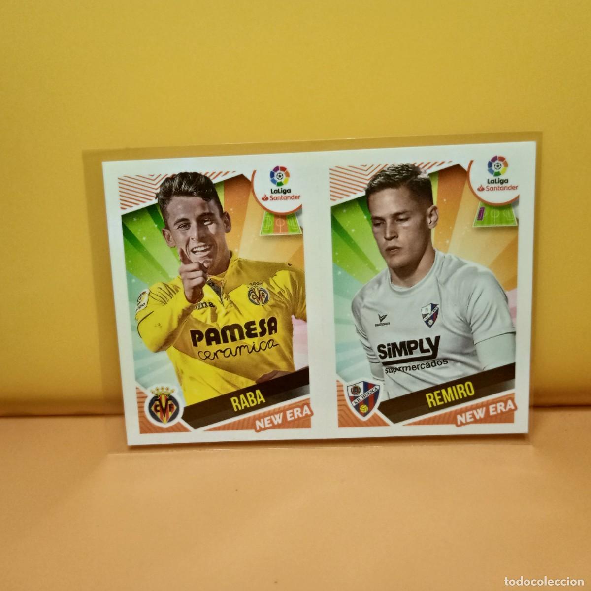 Fu&szlig;ball-Sticker: EDICIONES ESTE 2018 2019 18 19 NEW ERA 13 REMIRO/RABA HUESCA/VILLARREAL