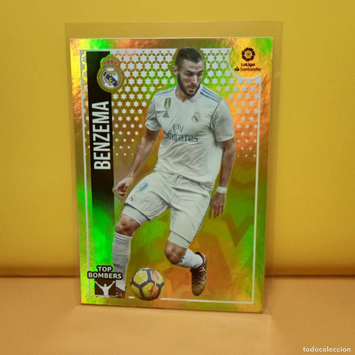 Fu&szlig;ball-Sticker: EDICIONES ESTE 2018 2019 18 19 (TOP BOMBERS) 5 REAL MADRID BENZEMA