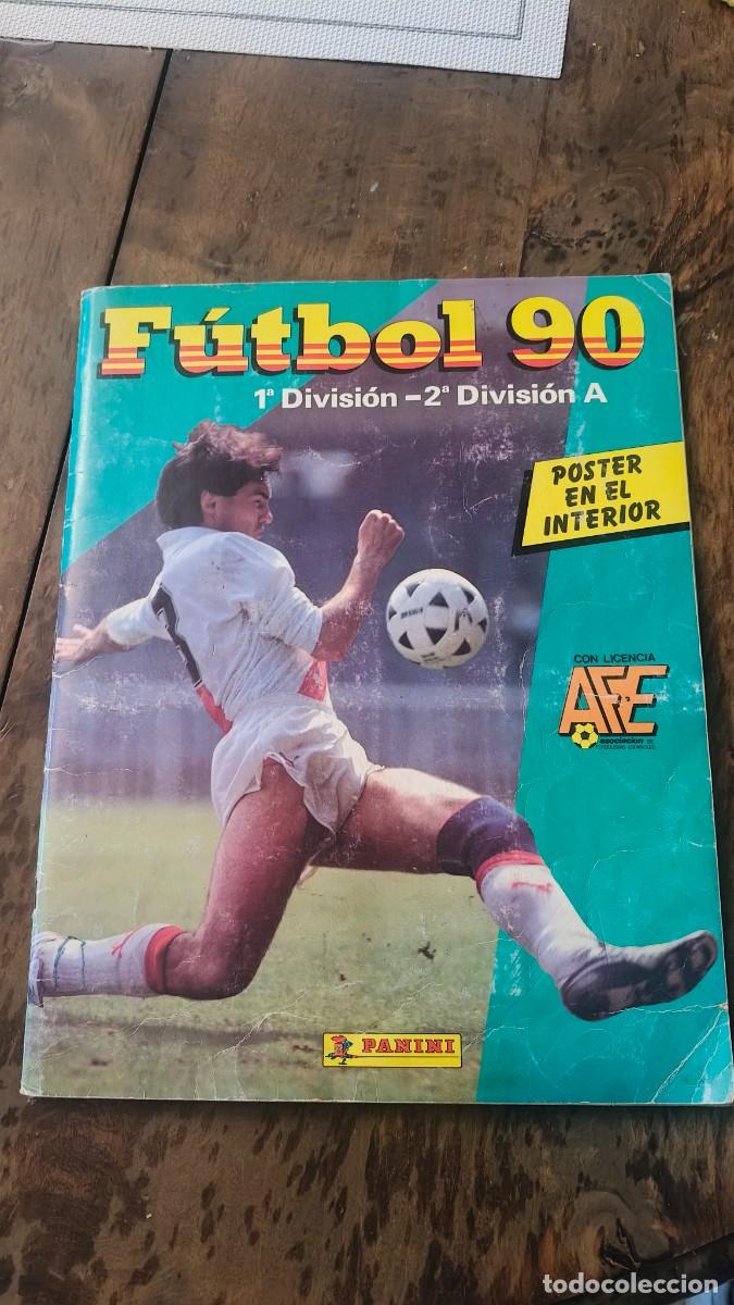 Fu&szlig;ball-Sticker: Album cromos panini futbol 90 1er division -2eme division