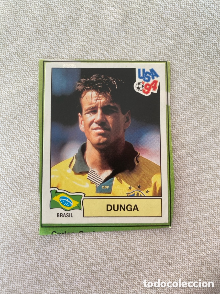 Cromos de f&uacute;tbol: Cromo panini mundial USA 94 numero 100 Dunga - world cup 1994 Stickers album