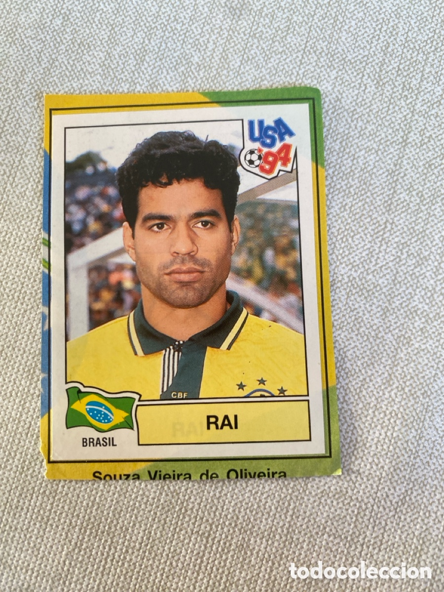 Cromos de Futebol: Cromo panini mundial USA 94 n&uacute;mero 102 Ra&iacute; - Sticker album world cup 1994