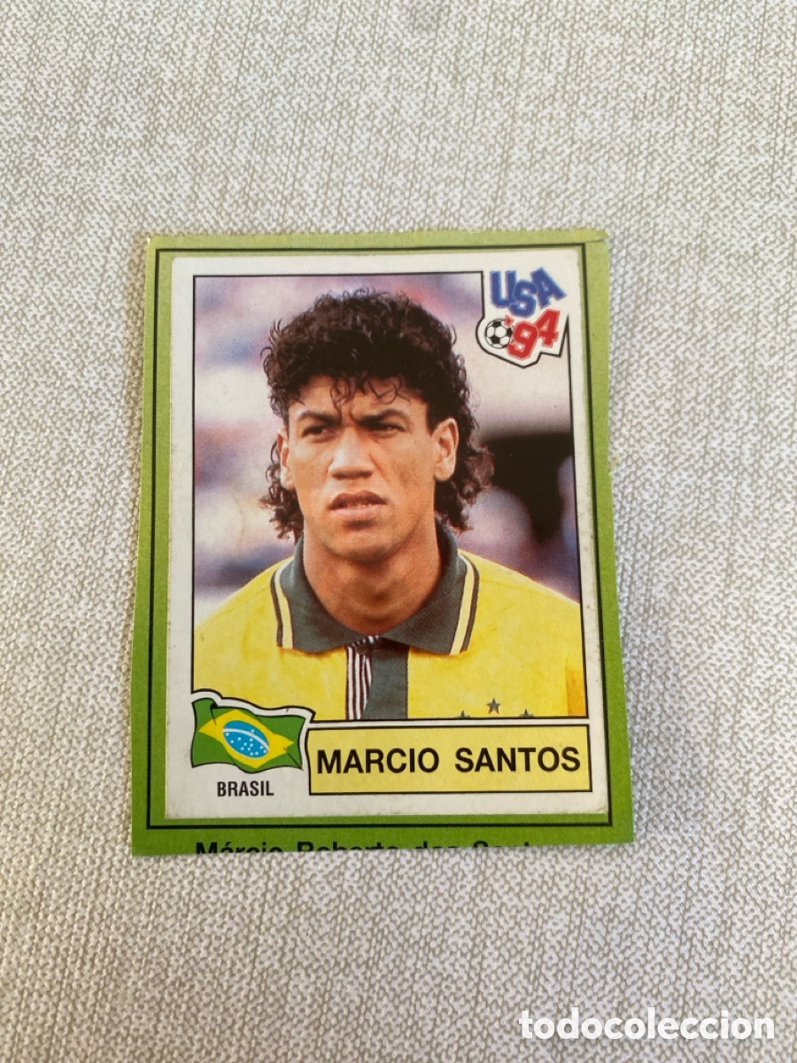 Cromos de Futebol: Cromo panini mundial USA 94 n&uacute;mero 98 Marcio Santos - Sticker album world cup 1994