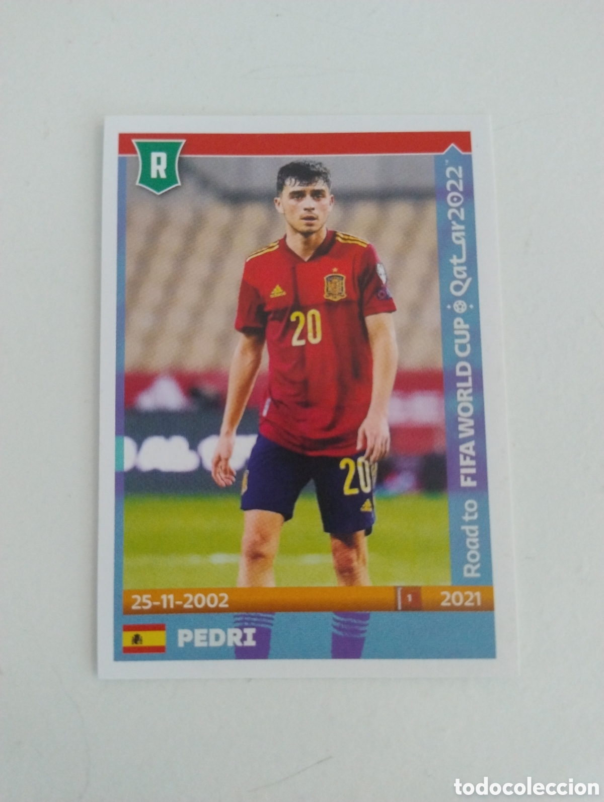 Cromos de Futebol: 519 - Pedri - Espa&ntilde;a - Road to Qatar 2022