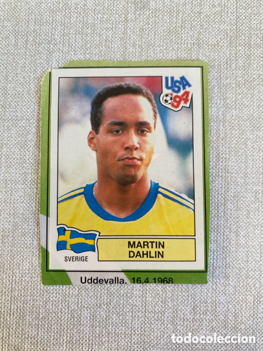 Cromos de Futebol: Cromo panini mundial USA 94 n&uacute;mero 165 Dahlin - Sticker album world cup 1994