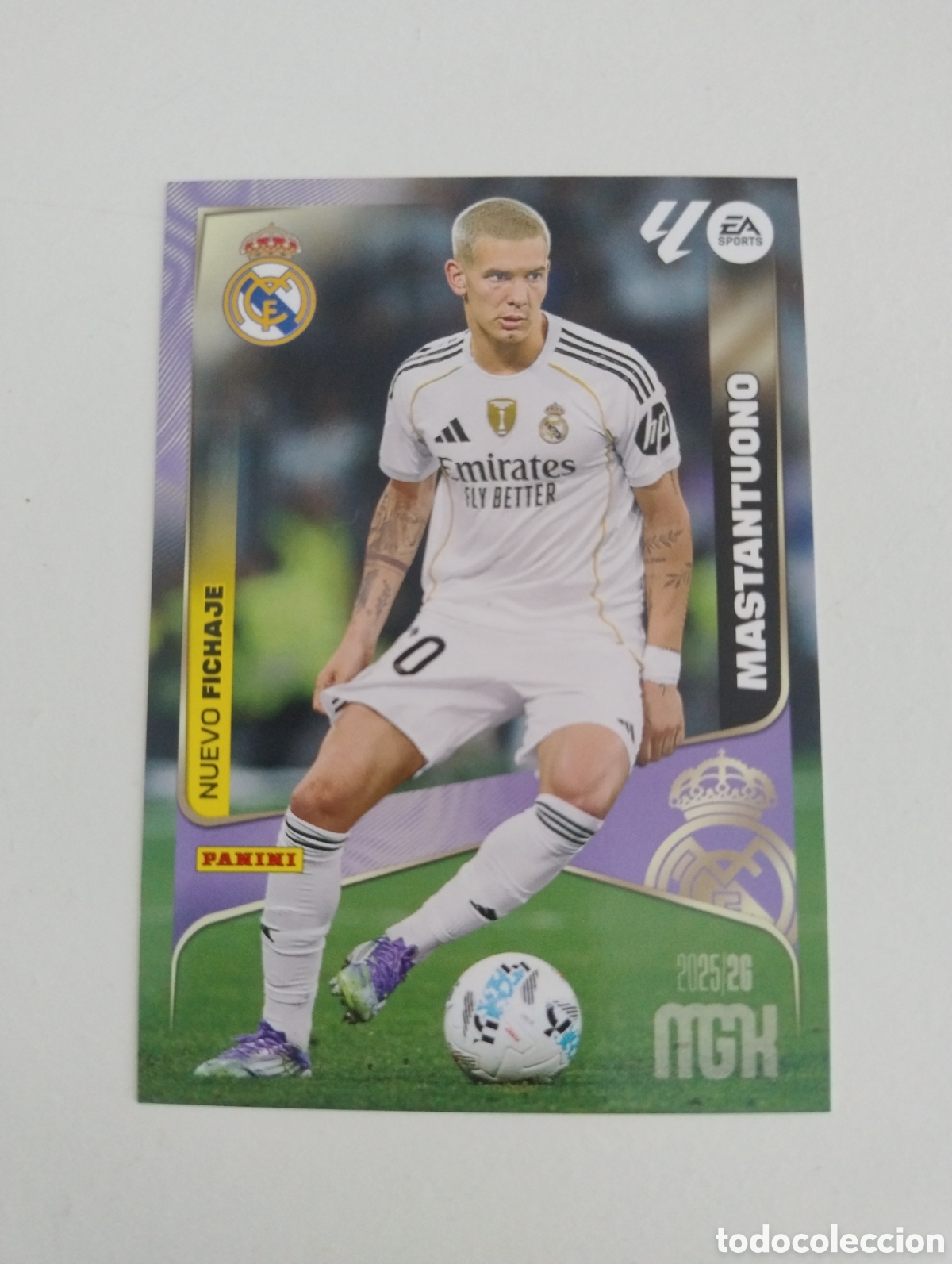 Cromos de Futebol: 476 - Mastantuono - Real Madrid - Megacracks 2025 - 2026 Nuevo Fichaje