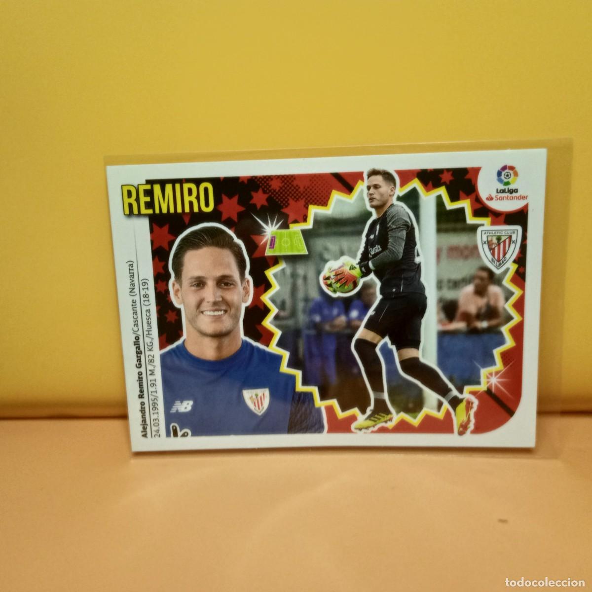 Cromos de f&uacute;tbol: EDICIONES ESTE 2018 2019 18 19 (COLOCA) ATHLETIC DE BILBAO REMIRO 1 BIS (3&ordf; EDICI&Oacute;N)
