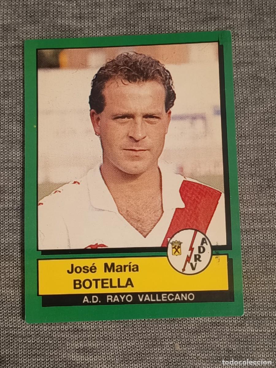 Cromos de f&uacute;tbol: F&uacute;tbol 90 panini BOTELLA N&deg;233 RAYO VALLECANO nunca pegado