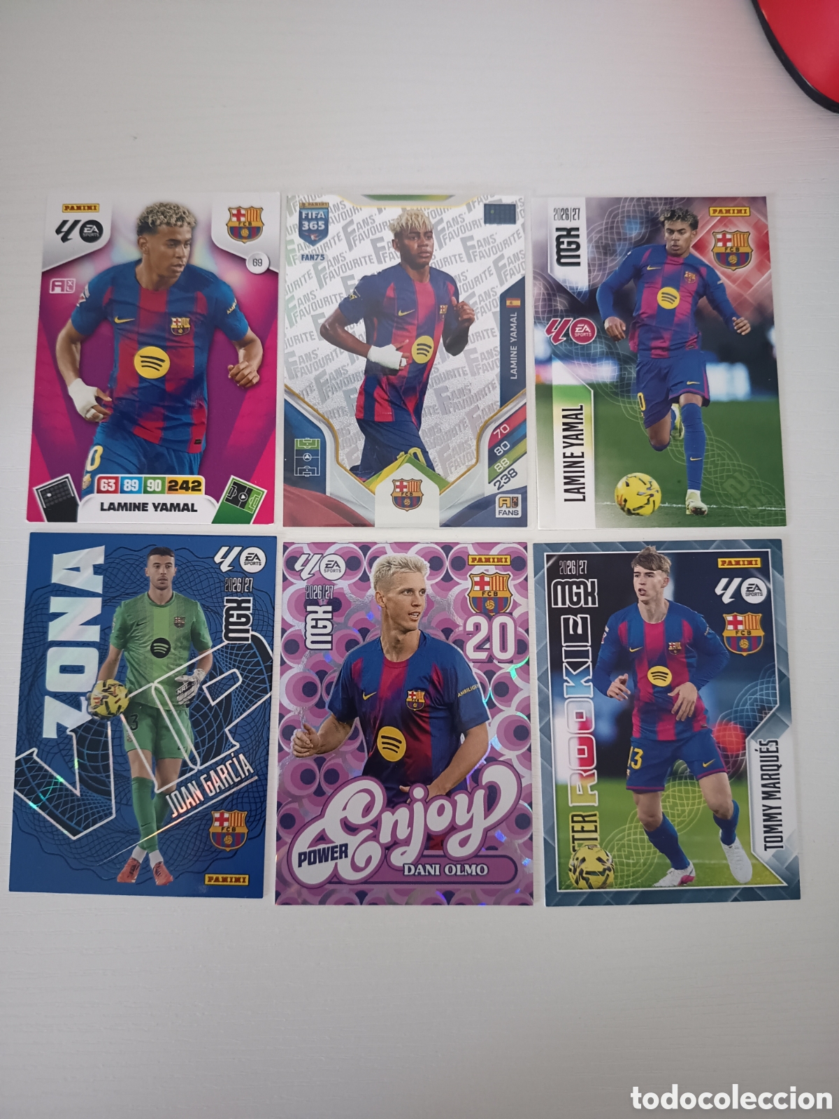 Cromos de f&uacute;tbol: Lote FC Barcelona megacracks adrenalyn